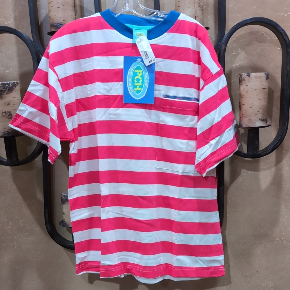 NWT Vintage Rare PCH Strip Pocket T-shirt